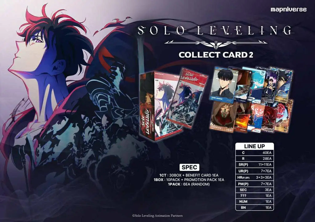 Booster Box Solo Leveling SL2E détail Volume 2 Mapniverse