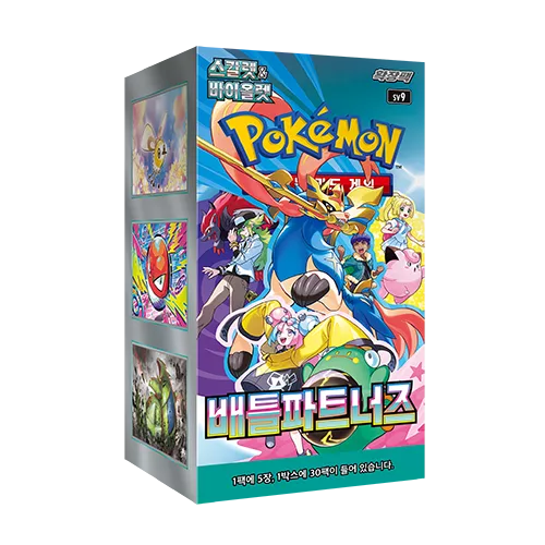 Display Battle Partners sv9 coréen — Booster Box 30 boosters Pokémon scellé