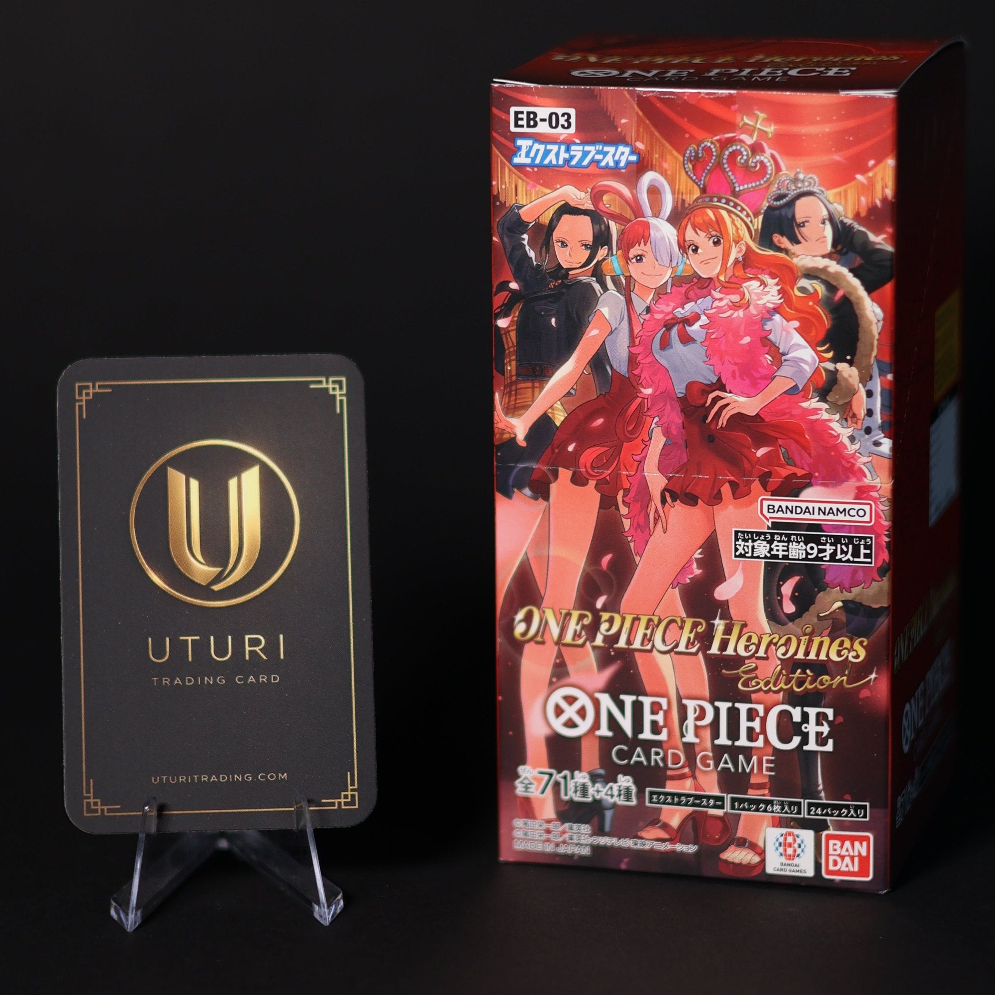 Display One Piece EB03 Heroines Edition — Extra Booster japonais scellé, 24 boosters, Bandai