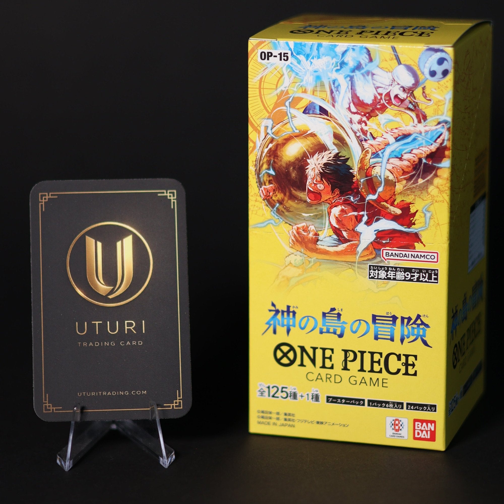Display One Piece OP15 Adventure on Kami's Island — Booster box japonaise scellée, 24 boosters, Bandai