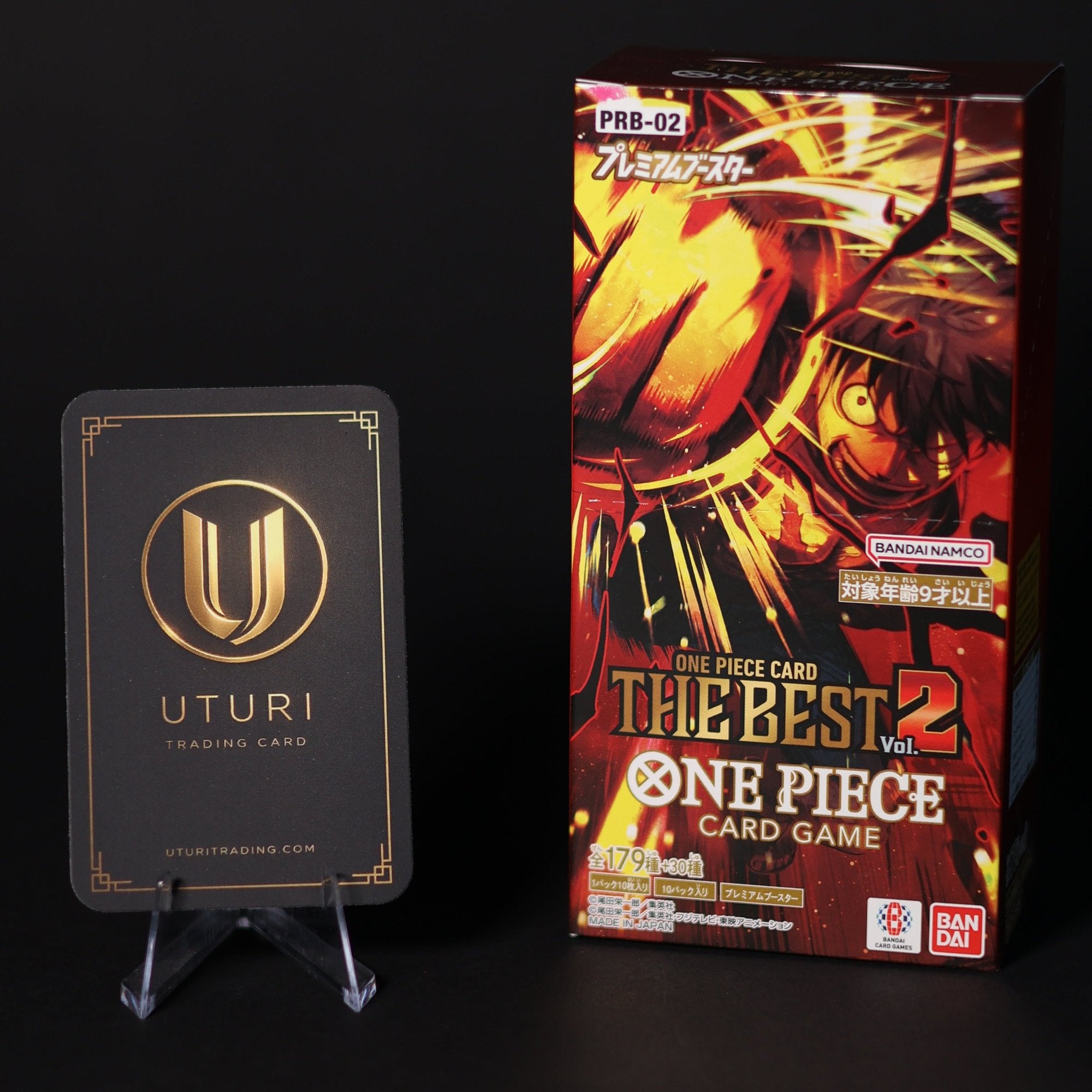 Display One Piece PRB02 Premium Booster The Best Vol.2 — Booster box japonaise scellée, 10 boosters, Bandai