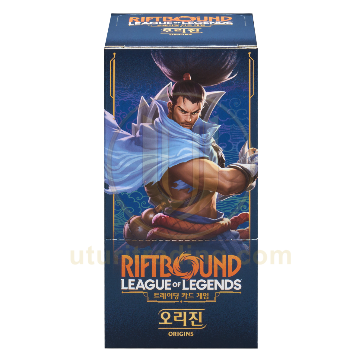 Display Riftbound Origins Slim coréen — Booster Box 24 boosters de 5 cartes League of Legends TCG — face avant, scellée