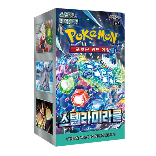 Display Stellar Miracle sv7 coréen — Booster Box 30 boosters Pokémon scellé
