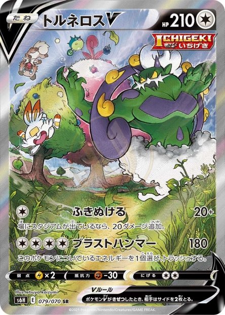 Tornadus-V 079 S6H — carte Pokémon Silver Lance SR